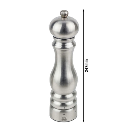 (6 pieces) PEUGEOT | PARIS CHEF - Salt Mill - u'Select - Stainless Steel - Height: 220mm