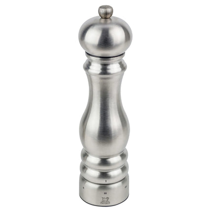 (6 pieces) PEUGEOT | PARIS CHEF - Salt Mill - u'Select - Stainless Steel - Height: 220mm
