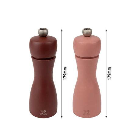 (6 pieces) PEUGEOT | TAHITI EARTH - Salt & Pepper Mill - Height: 150mm