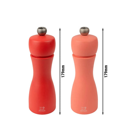 (6 pieces) PEUGEOT | TAHITI FIRE - Salt & Pepper Mill - Height: 150mm
