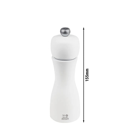 (6 pieces) PEUGEOT | TAHITI - Salt Mill - Matte White - Height: 150mm