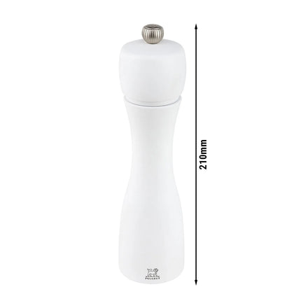 (6 pieces) PEUGEOT | TAHITI - Salt Mill - Matte White - Height: 200mm