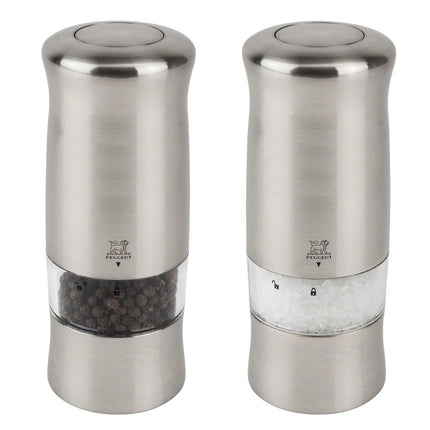(6 pieces) PEUGEOT | ZELI - Salt & Pepper Mill - Electric - Height: 140mm