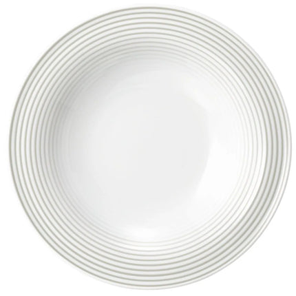 (6 pieces) SELT MANN WEIDEN | Porcelain Salad Plate 19cm – Pearl Grey - Dishwasher/Microwave Safe