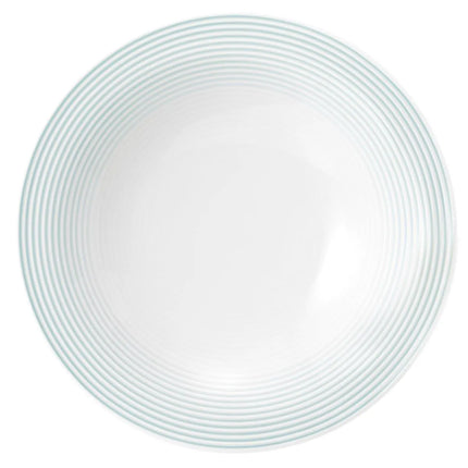(6 pieces) SELTMANN WEIDEN | Blues Deep Soup Plate – Ø 230 mm - Arctic Blue - Porcelain
