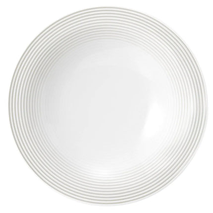 (6 pieces) SELTMANN WEIDEN | Blues Deep Soup Plate – Ø 230 mm - Pearl Grey - Porcelain