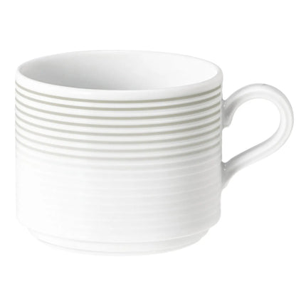 (6 pieces) SELTMANN WEIDEN | Blues Porcelain Coffee Cups – 250 ml - Pearl Grey