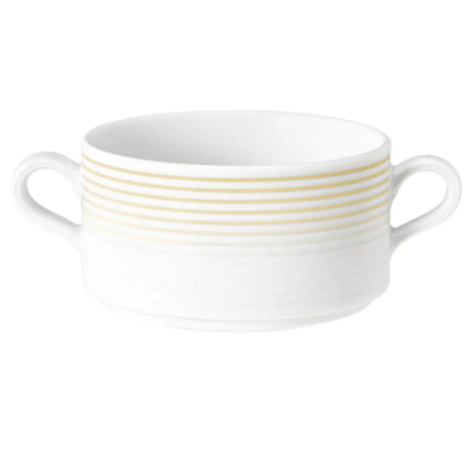 (6 pieces) SELTMANN WEIDEN | Blues Porcelain Soup Cup – Sand Beige - 300 ml