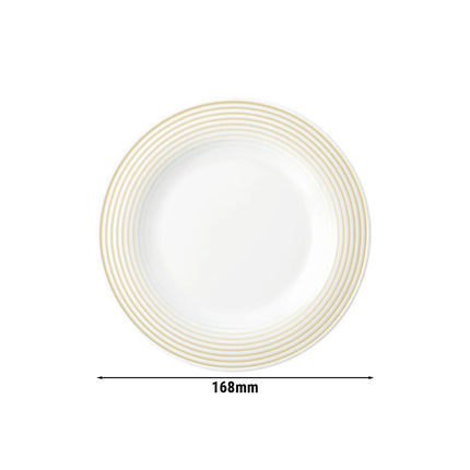 (6 pieces) SELTMANN WEIDEN | Blues Sand Beige Side Plates – Flat – Sand Beige Porcelain – Oven & Microwave-safe