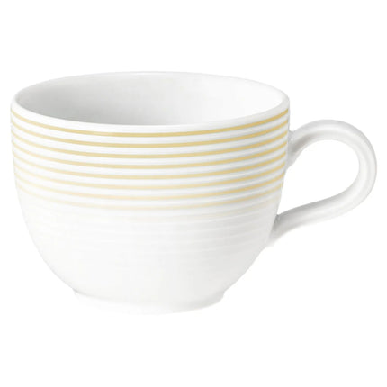 (6 pieces) SELTMANN WEIDEN | Cafeteria Cup – Sand Beige - 220 ml - Porcelain - Tulip