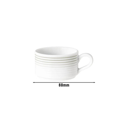 (6 pieces) SELTMANN WEIDEN | Coup Fine Dining Espresso Cups Blues – Pearl Grey - 90 ml