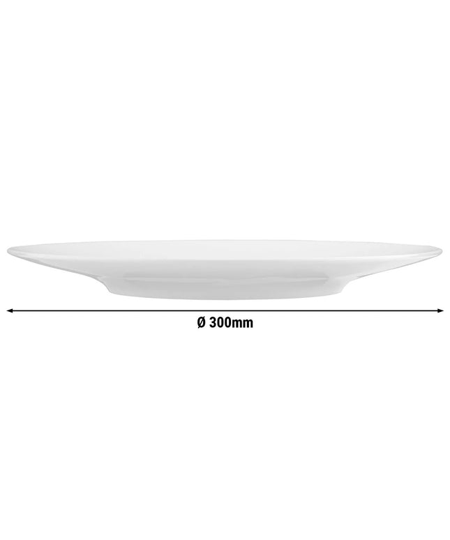 (6 pieces) SELTMANN WEIDEN | Coup Fine Dining Side Plates – Flat – White Porcelain – Oven & Microwave-safe