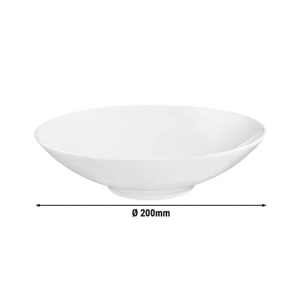 (6 pieces) SELTMANN WEIDEN | Deep Coupe Plate – Ø 200 mm - White - Porcelain - Coup Fine Dining