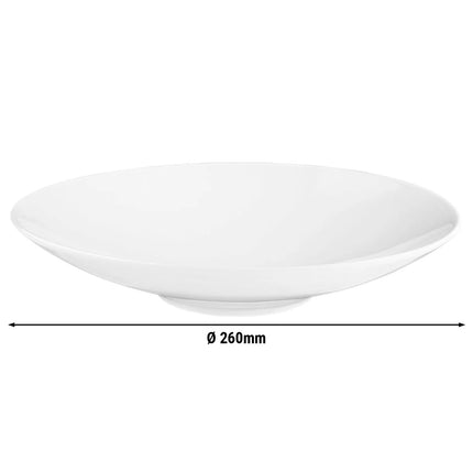 (6 pieces) SELTMANN WEIDEN | Deep Coupe Plate – Ø 260 mm - White - Porcelain - Coup Fine Dining