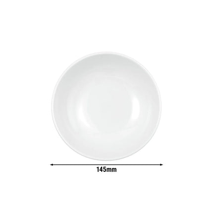 (6 pieces) SELTMANN WEIDEN | Meran Steak & More Flat Plate – Ø 145 mm - White - Porcelain