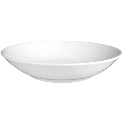 (6 pieces) SELTMANN WEIDEN | Meran Steak & More Flat Plate – Ø 290 mm - White - Porcelain - Stackable - Easy to Clean
