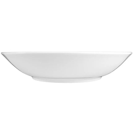 (6 pieces) SELTMANN WEIDEN | Meran Steak & More Flat Plate – Ø 290 mm - White - Porcelain - Stackable - Easy to Clean