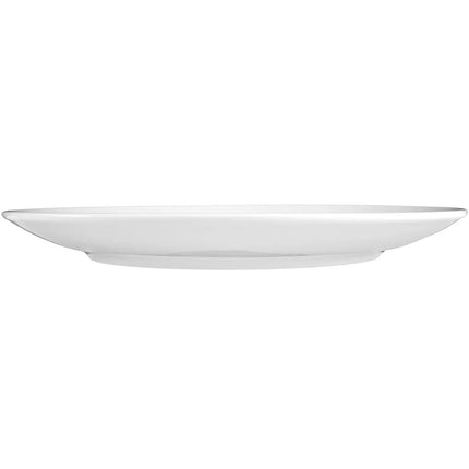 (6 pieces) SELTMANN WEIDEN | Meran Steak & More Side Plates – Flat – Ø 290 mm – White Porcelain – Stackable