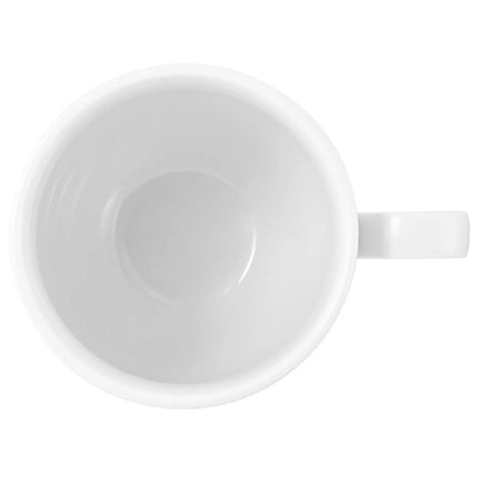 (6 pieces) SELTMANN WEIDEN | Porcelain Latte Coffee Cup 370 ml – Pearl Grey - Blues Series