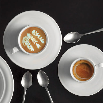 (6 pieces) SELTMANN WEIDEN | Round Coffee Saucer – White – Ø165 mm – High-Gloss Porcelain