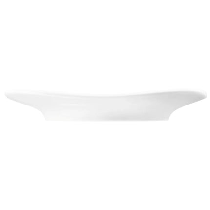 (6 pieces) SELTMANN WEIDEN | Square Espresso Saucer – White – 130 x 130 mm – High-Gloss Porcelain