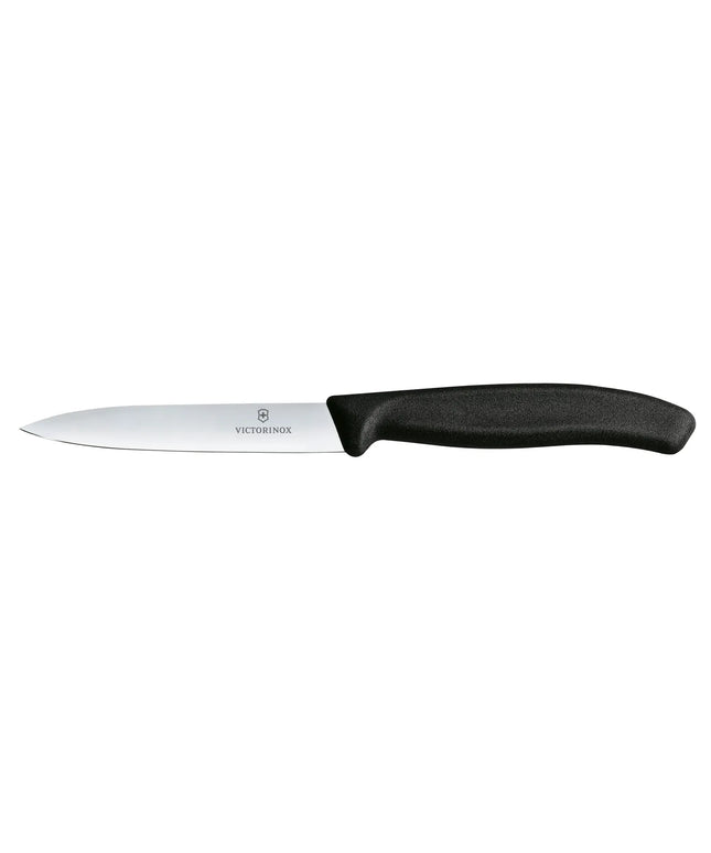 (6 pieces) VICTORINOX | Swiss Classic Vegetable Knife Set – 10 cm blade - black handle