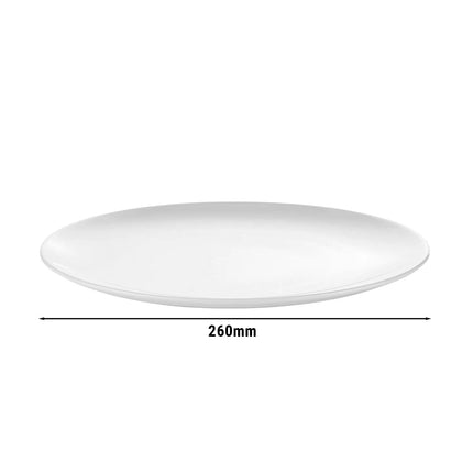 (6 pieces) – WMF | BALANCE – Flat Coupe Plate – Ø 260 mm