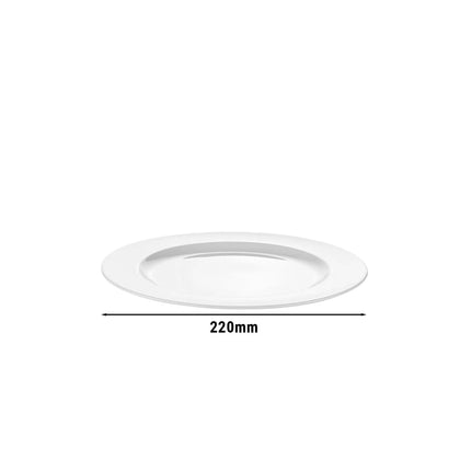 (6 pieces) – WMF | BALANCE – Flat Rim Plate – Ø 220 mm