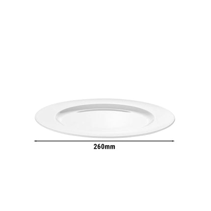 (6 pieces) – WMF | BALANCE – Flat Rim Plate – Ø 260 mm
