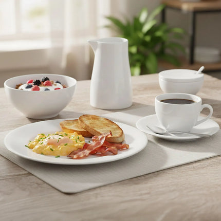 (6 pieces) – WMF | BALANCE – Flat Rim Plate – Ø 300 mm
