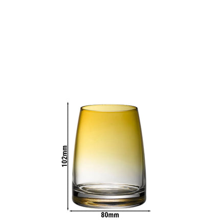 (6 pieces) – WMF | DIVINE COLOR – Water Glass – 325 ml – Amber