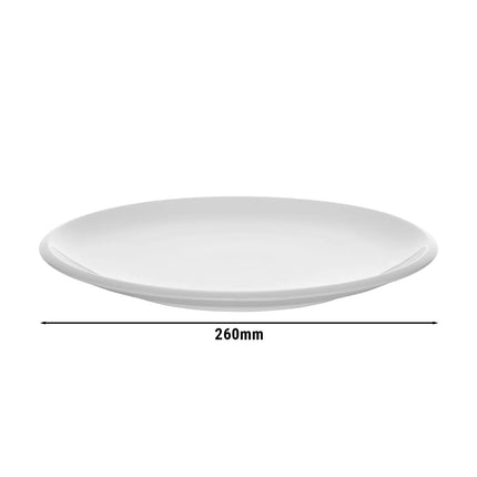 (6 pieces) – WMF | SYNERGY – Flat Coupe Plate – Ø 260 mm