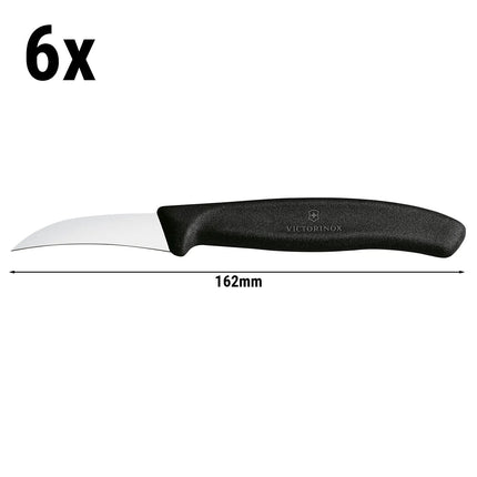 (6) VICTORINOX | Swiss Classic Bird’s Beak Peeling Knife Set – 60 mm extra‑sharp curved blades