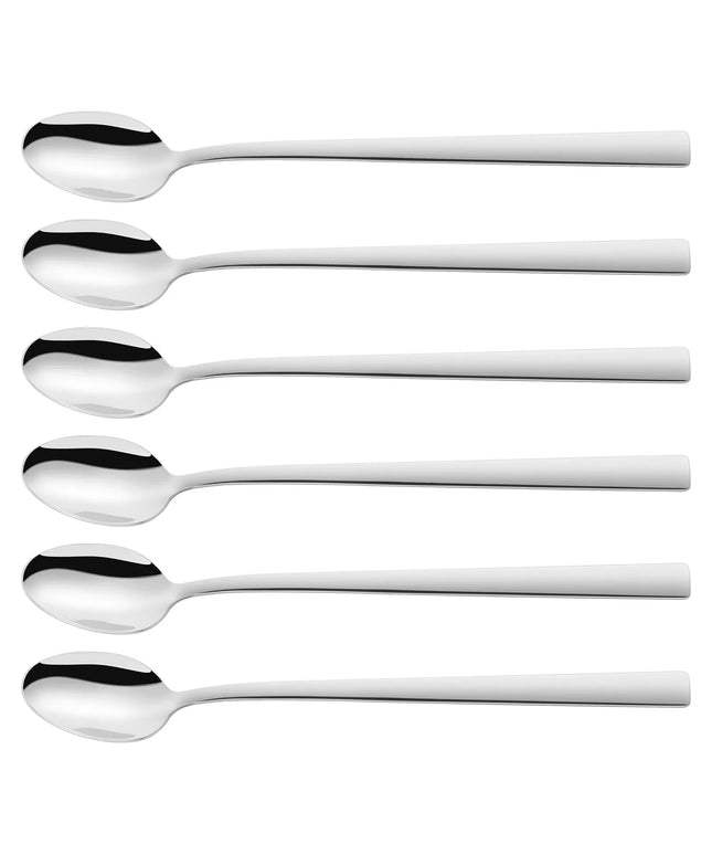 (6) ZWILLING | Dinner Long Drink Spoon Set – Tall Glass Spoons - 18/10 Stainless Steel