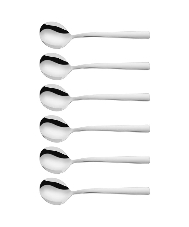 (6) ZWILLING | Dinner Soup & Cream Spoon Set – Deep, Wide Bowls - 18/10 Stainless Steel
