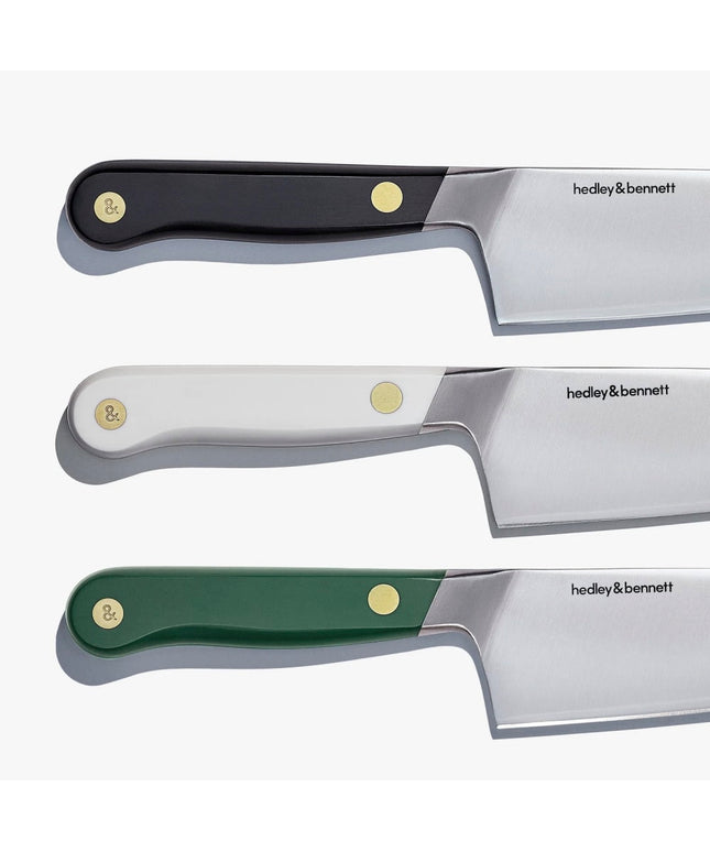 Dao Bếp Trưởng Hedley & Bennett HB001727 20.3cm Cán Thép Đen