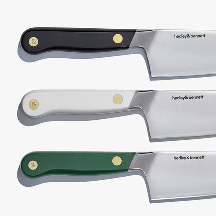 Dao Bếp Trưởng Hedley & Bennett HB001727 20.3cm Cán Thép Đen