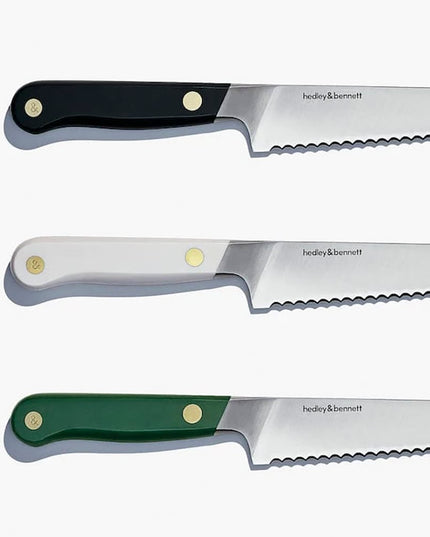 Dao Cắt Bánh Mì Hedley & Bennett HB001729 21.8 cm Cán Thép Xanh Thép Đức