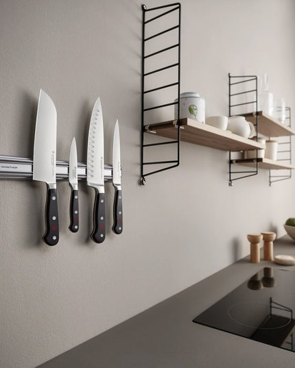 Dao Thợ Thủ Công Wusthof 1040134318 17.8 cm Cán Nhựa Đen Thép Không Gỉ Carbon Cao