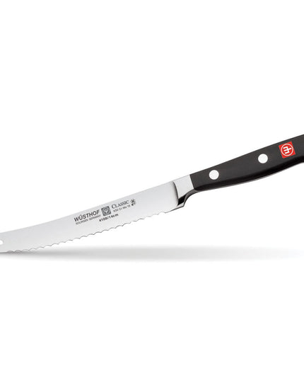 Dao Cắt Cà Chua Wusthof 12.7 cm - Lưỡi Răng Cưa, Cán Liền, Rèn (1040101914)