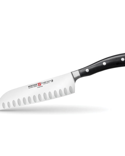 Dao Santoku Wusthof 1040331317 17.8 cm Lưỡi Rỗng Rèn