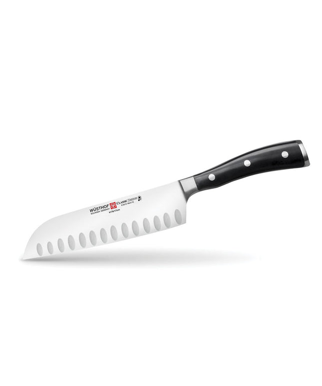 Dao Santoku Wusthof 1040331317 17.8 cm Lưỡi Rỗng Rèn