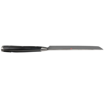 Dao Nakiri Wusthof Classic Ikon 17.8 cm - Lưỡi Rỗng, Cán Đen (4187-7/17)