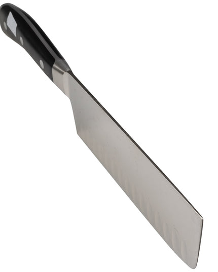 Dao Nakiri Wusthof Classic Ikon 17.8 cm - Lưỡi Rỗng, Cán Đen (4187-7/17)