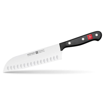 Dao Santoku Wusthof 1025046017 17.8 cm Lưỡi Rỗng Full Tang