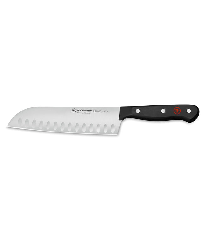 Dao Santoku Wusthof 1025046017 17.8 cm Lưỡi Rỗng Full Tang
