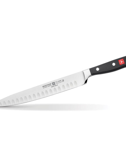 Dao Khắc Thịt Wusthof 4524-7/23 22.9 cm Cán Polymer Đen Thép Carbon Cao