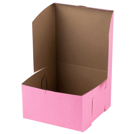 Hộp bánh kem màu hồng 23 x 23 x 13 cm - Bó 100 cái