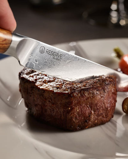 Dao Steak Libbey 2012893 24.8 cm Thép Không Gỉ 13/0 Họa Tiết Reserve