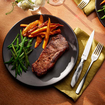 Dao Steak Libbey 2012894 23.8 cm Cán Nhựa Đá Cẩm Thạch Xám